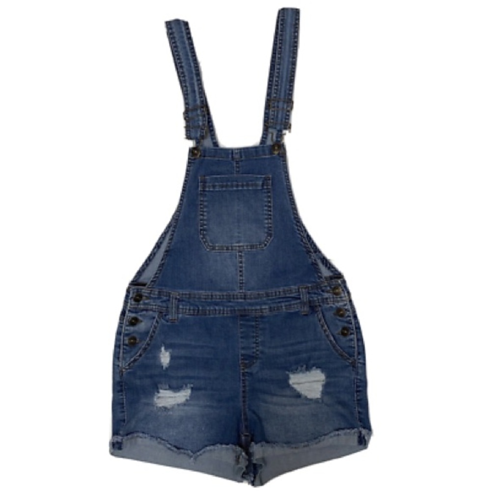 Vanilla Star Denim Blue Romper